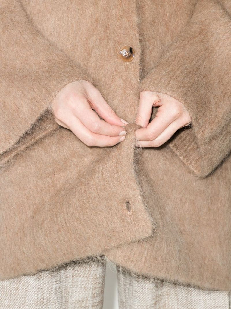 Oversized Button-down Cardigan