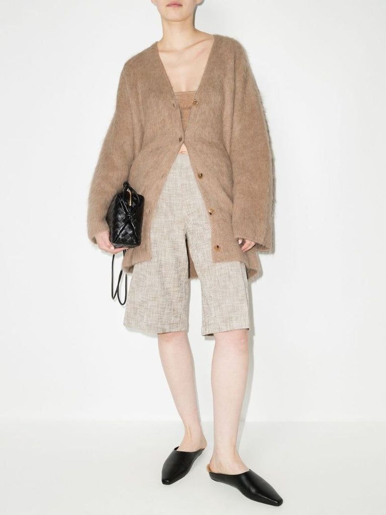 Oversized Button-down Cardigan