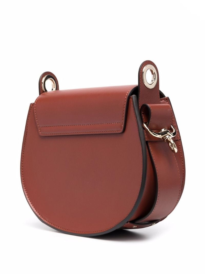 Brown Tess Small Leather Cross Body Bag