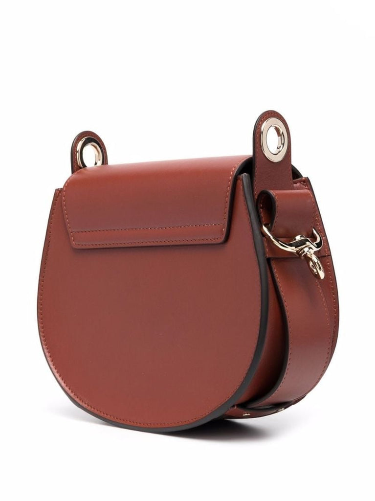 Brown Tess Small Leather Cross Body Bag