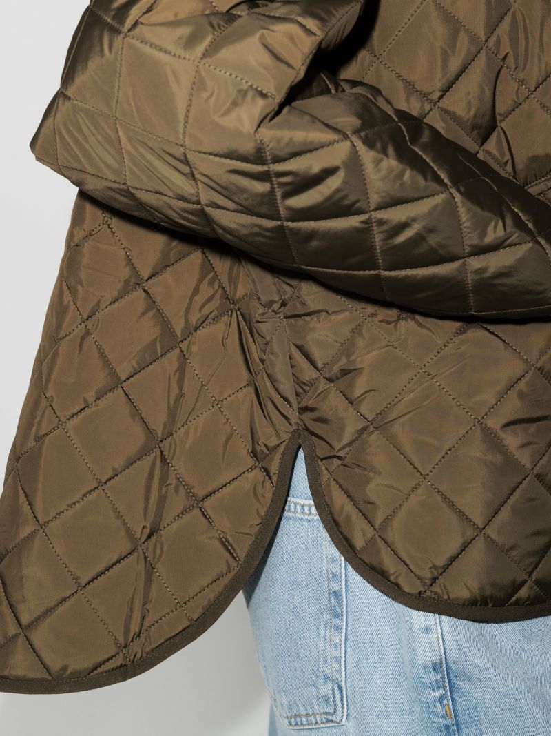 Quilted Button-down Jacket