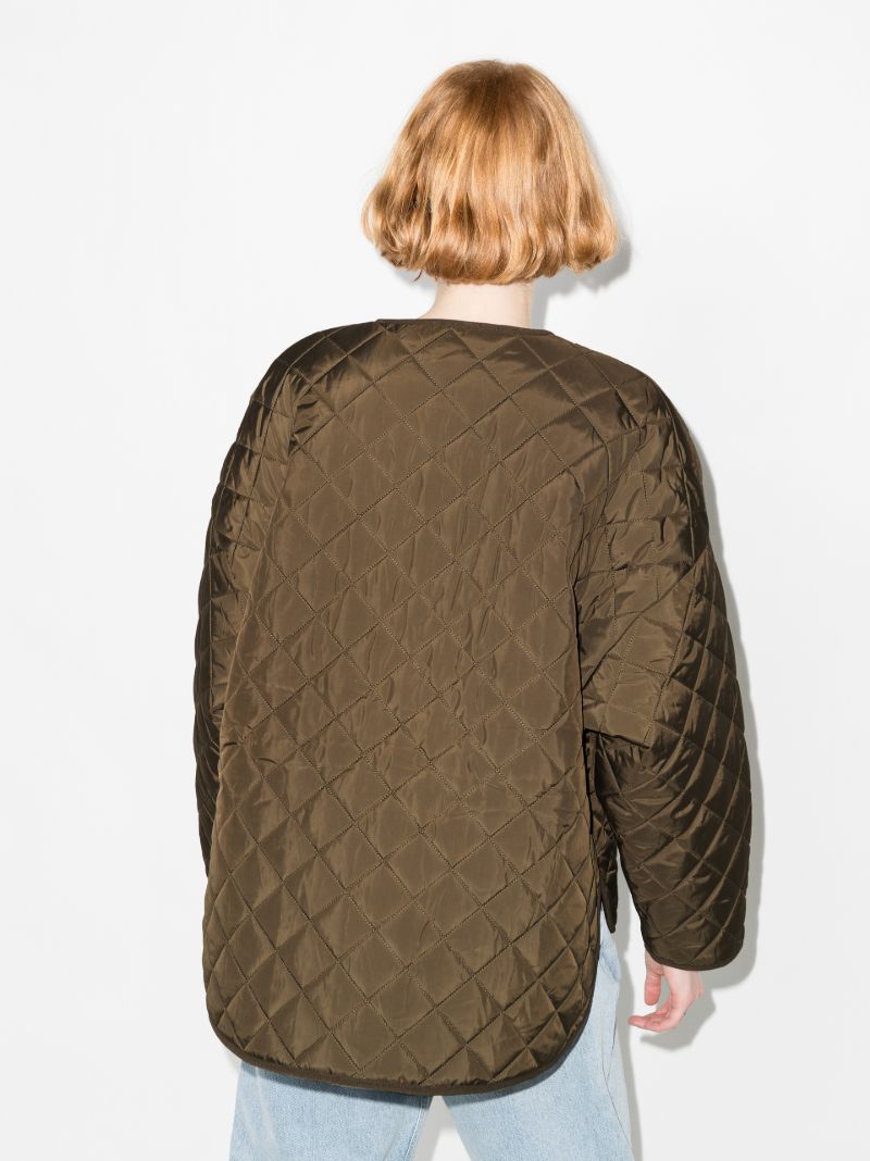 Quilted Button-down Jacket