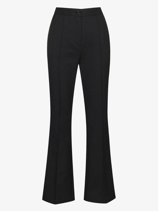Flared High-waisted Trousers