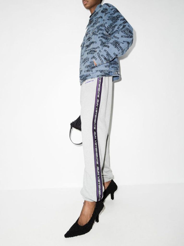 Logo Print Denim Jacket