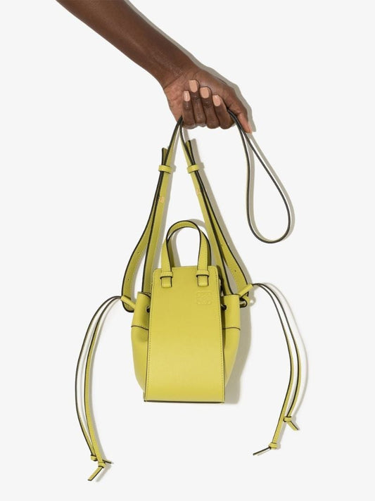 Yellow Hammock Mini Leather Tote Bag