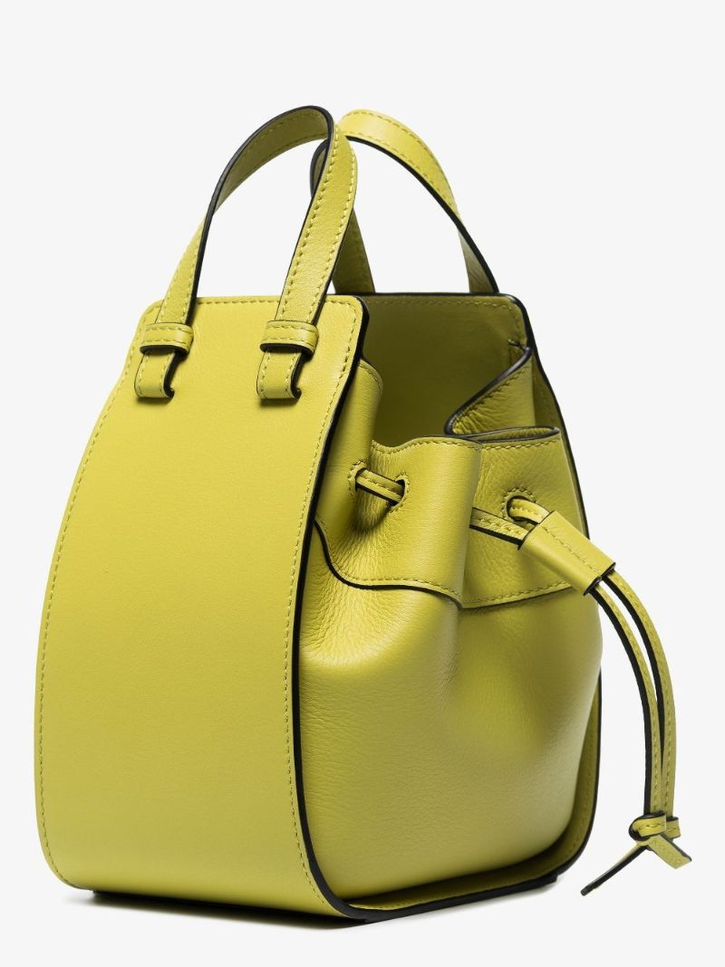 Yellow Hammock Mini Leather Tote Bag