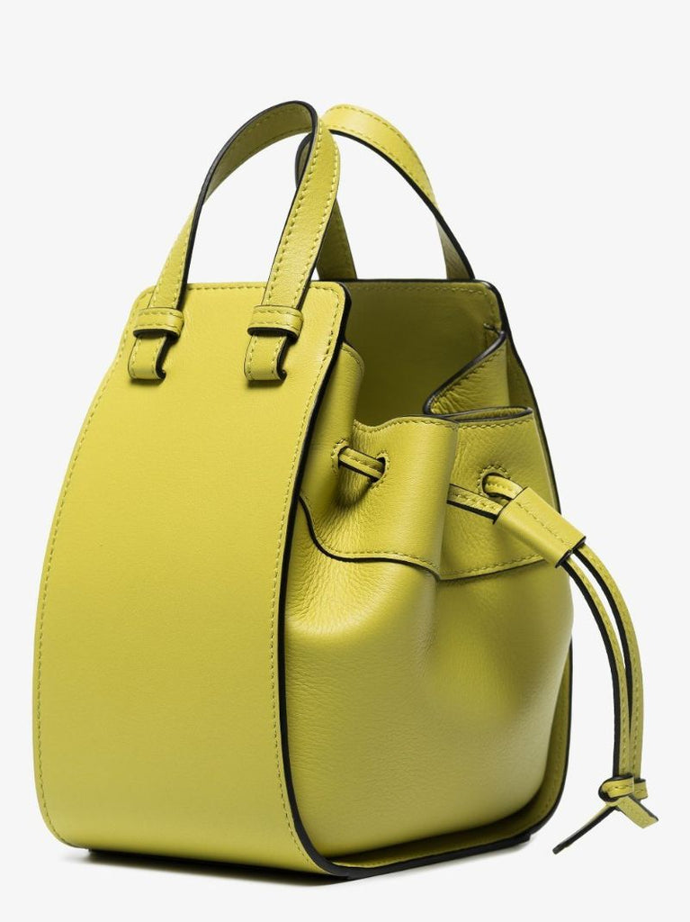 Yellow Hammock Mini Leather Tote Bag