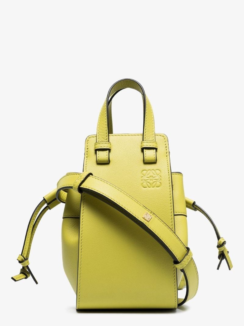 Yellow Hammock Mini Leather Tote Bag
