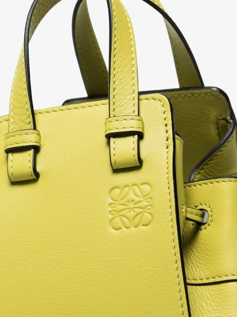 Yellow Hammock Mini Leather Tote Bag