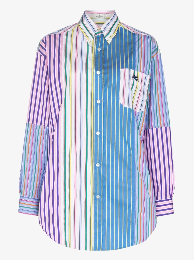 Geo1 Striped Cotton Shirt