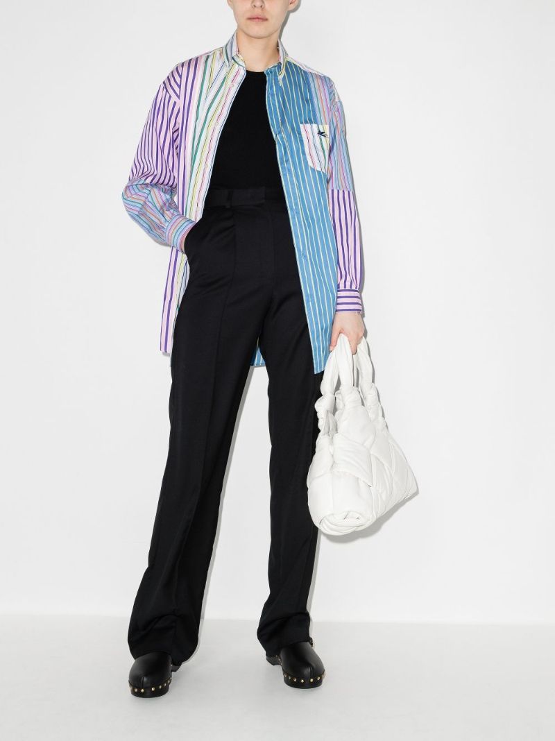 Geo1 Striped Cotton Shirt