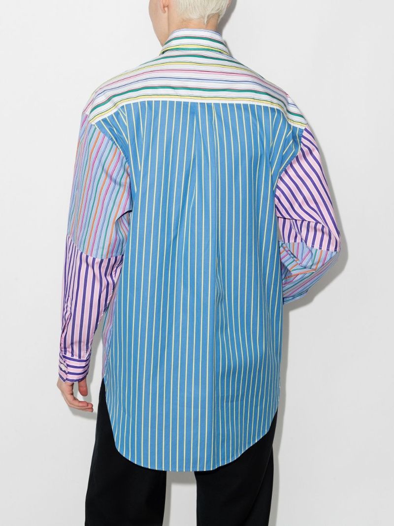 Geo1 Striped Cotton Shirt