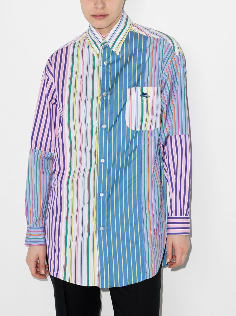 Geo1 Striped Cotton Shirt
