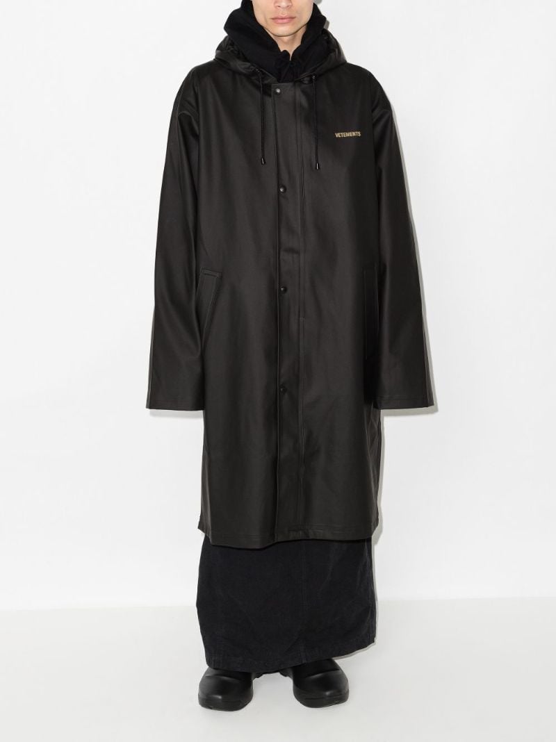 Iconic Logo Print Raincoat