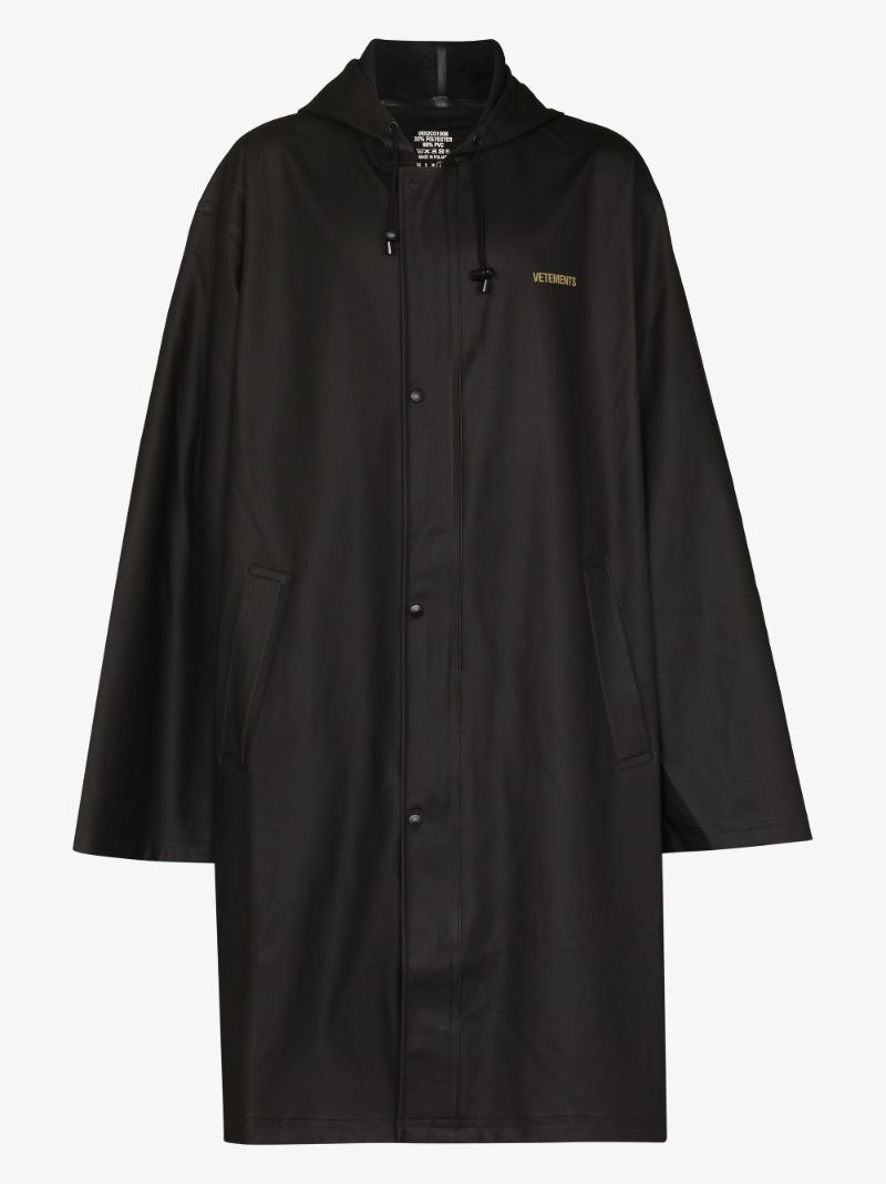 Iconic Logo Print Raincoat