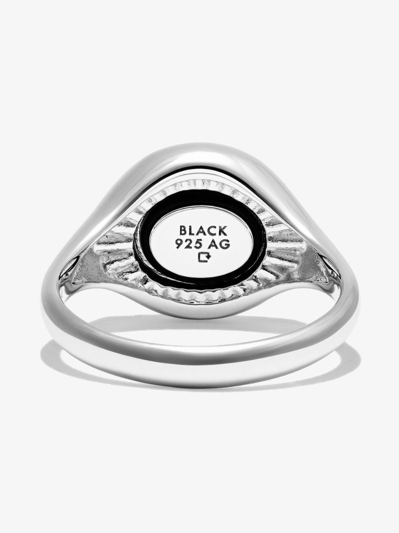 Sterling Silver Pop Happy Coin Ring