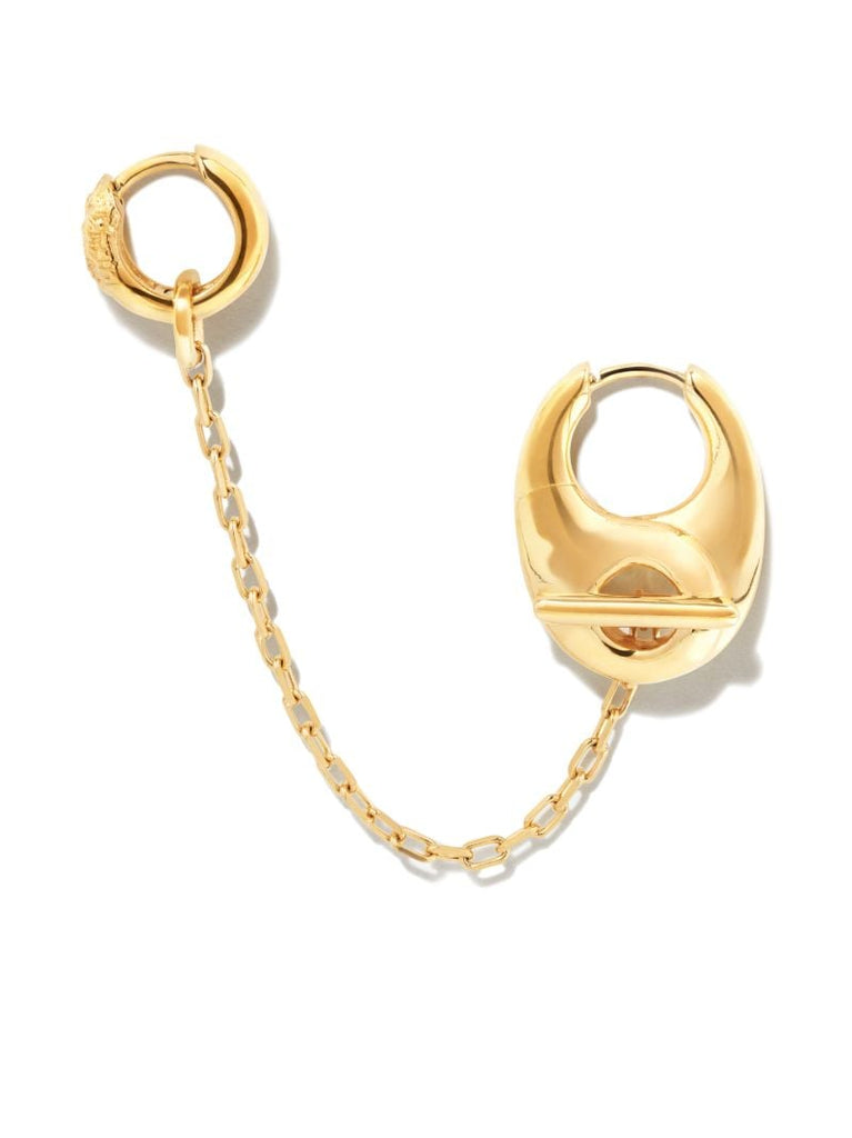 Gold-plated Sana Chain Earring