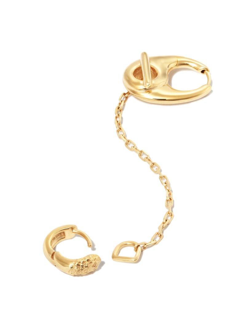 Gold-plated Sana Chain Earring