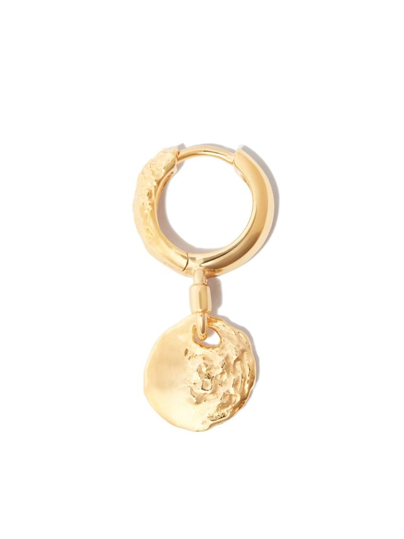 Gold-plated Avani 9 Hoop Earring