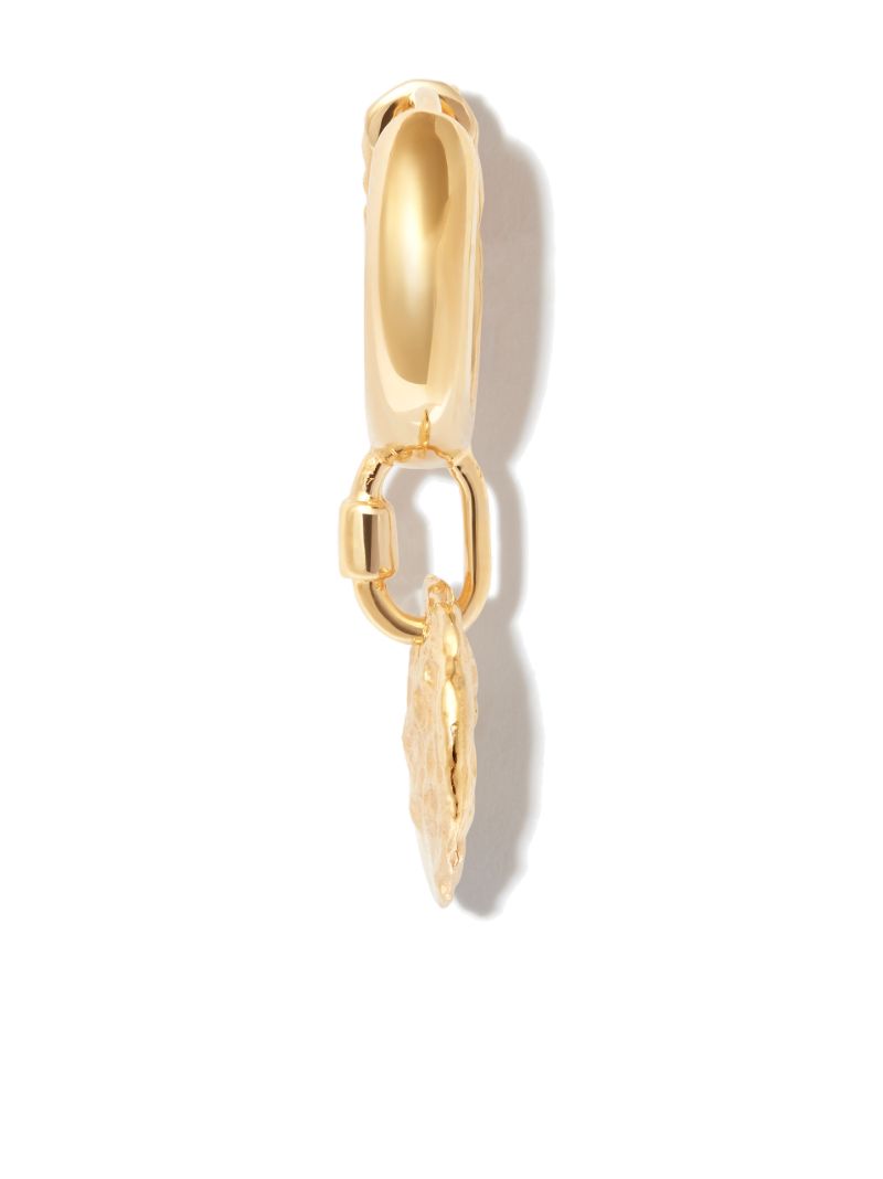 Gold-plated Avani 9 Hoop Earring