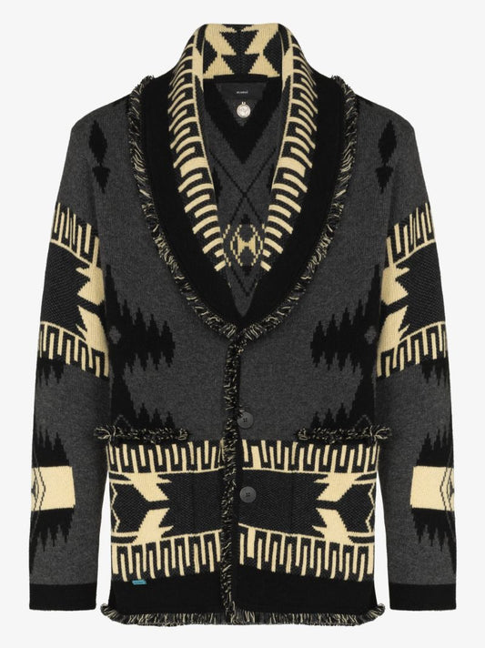 Icon Jacquard Cashmere Cardigan