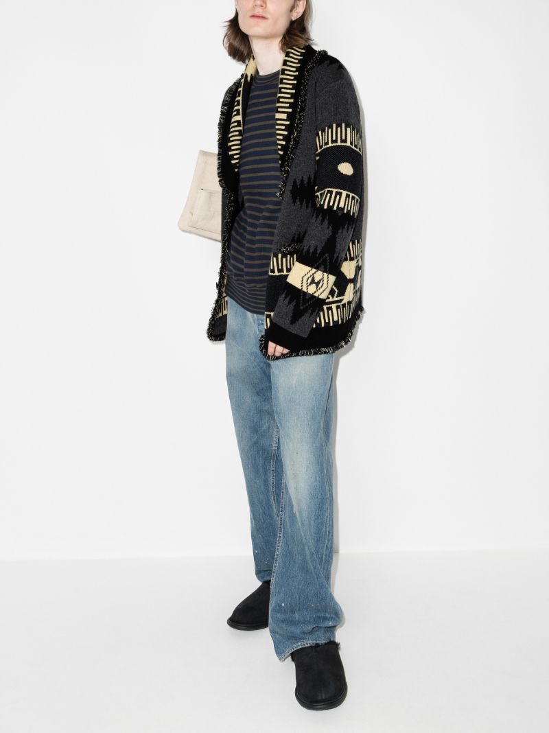 Icon Jacquard Cashmere Cardigan