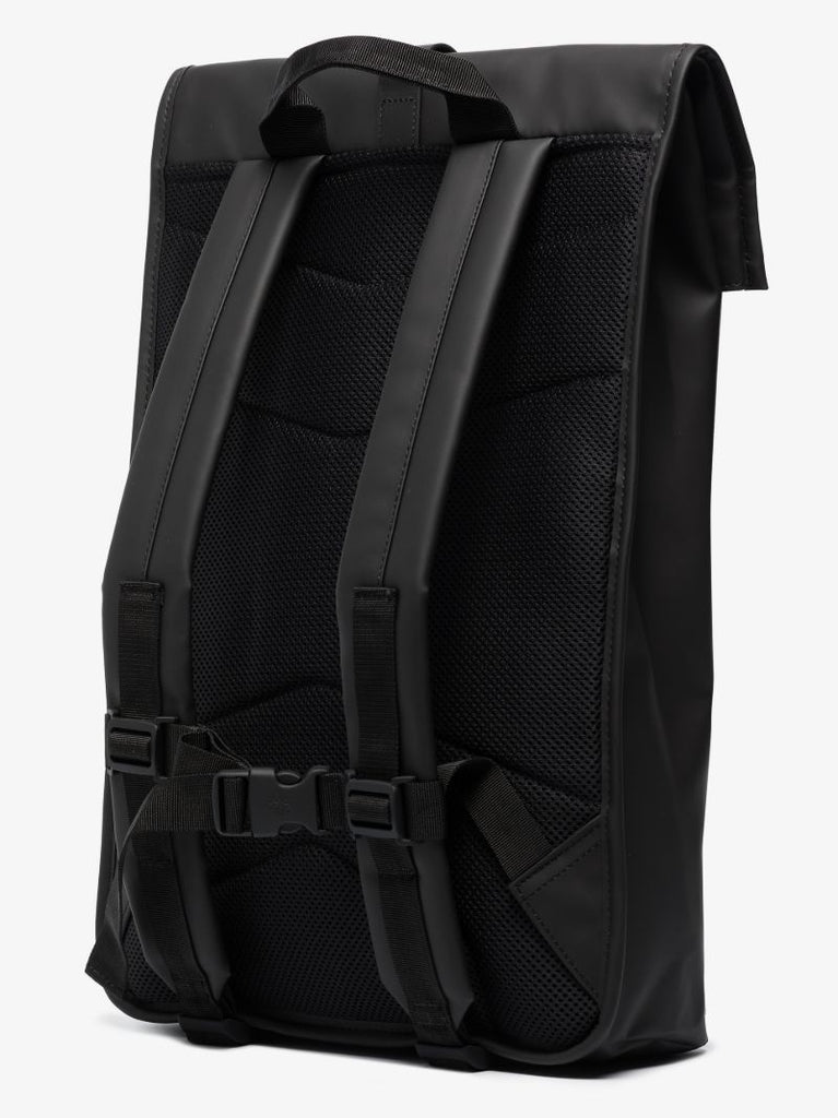 Black Roll Top Backpack