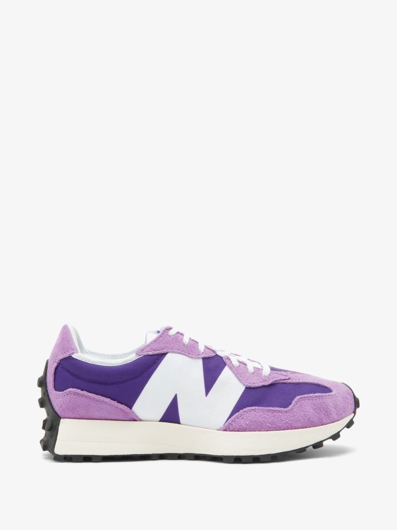 Purple 327 Low Top Canvas Sneakers