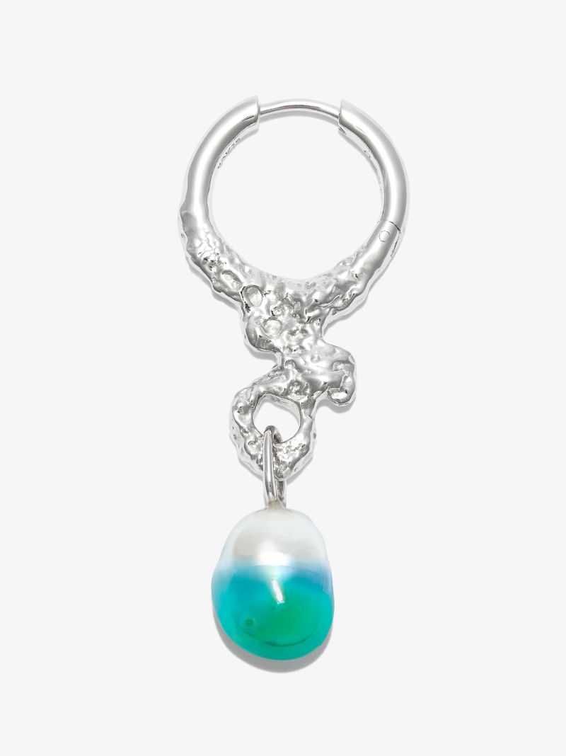 Sterling Silver Miran Lagoon Pearl Drop Earring