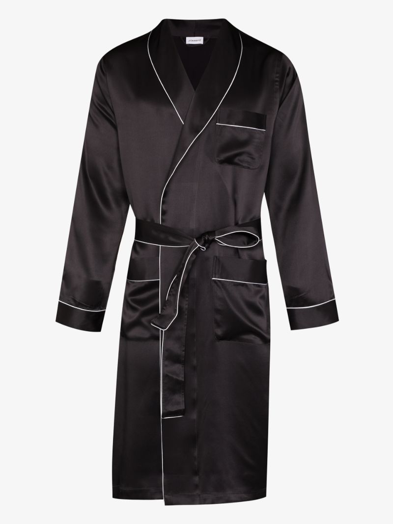 Belted Silk Robe