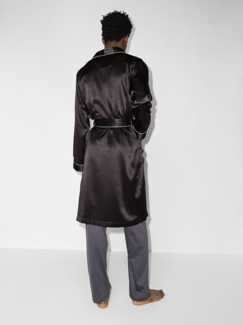 Belted Silk Robe