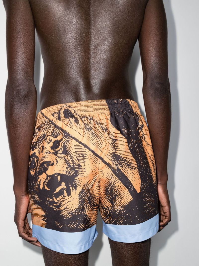 Phibbs Graphic Print Swim Shorts