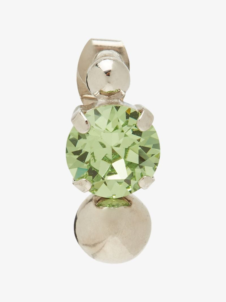 Silver Tone Jackie Crystal Earring