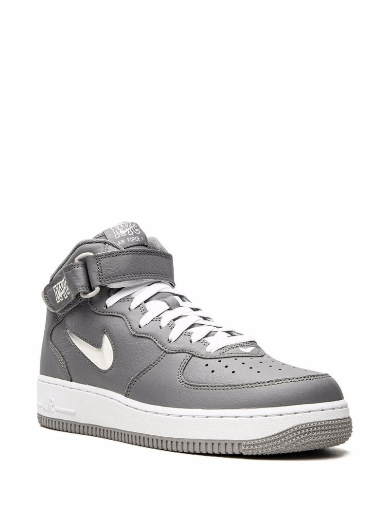 Air Force 1 Mid Qs "jewel Nyc Cool Grey" Sneakers