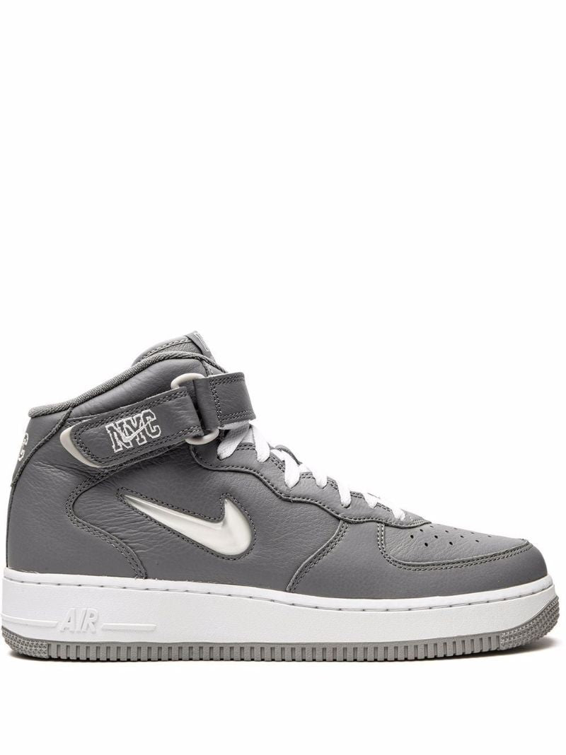 Air Force 1 Mid Qs "jewel Nyc Cool Grey" Sneakers
