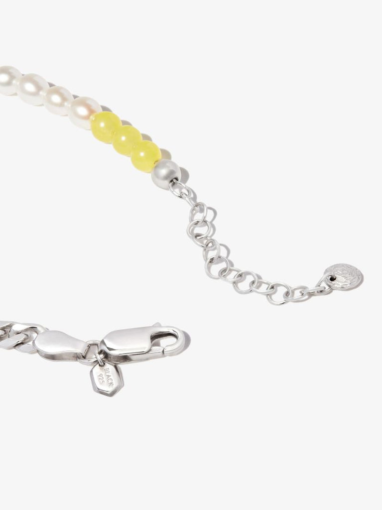 Sterling Silver Positano Pearl Chain Bracelet