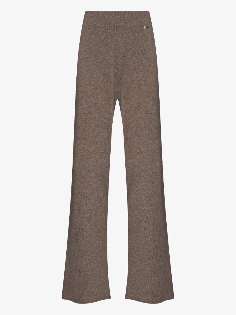 No. 104 Wide Leg Cashmere Trousers
