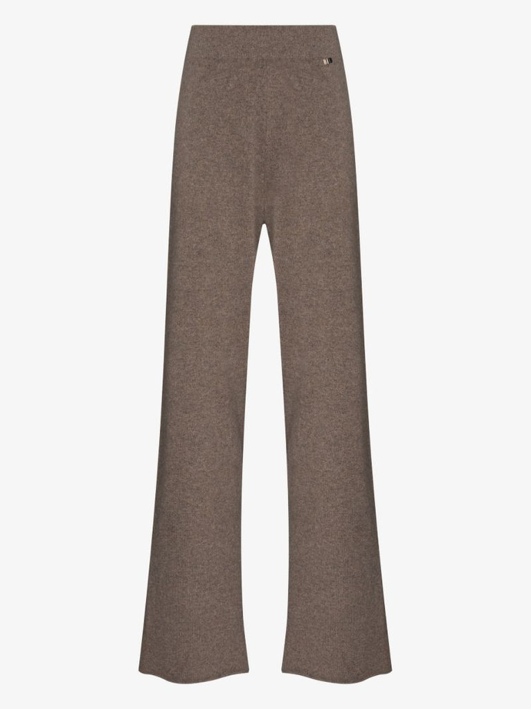 No. 104 Wide Leg Cashmere Trousers