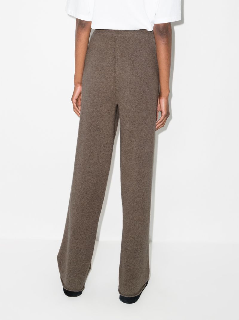 No. 104 Wide Leg Cashmere Trousers