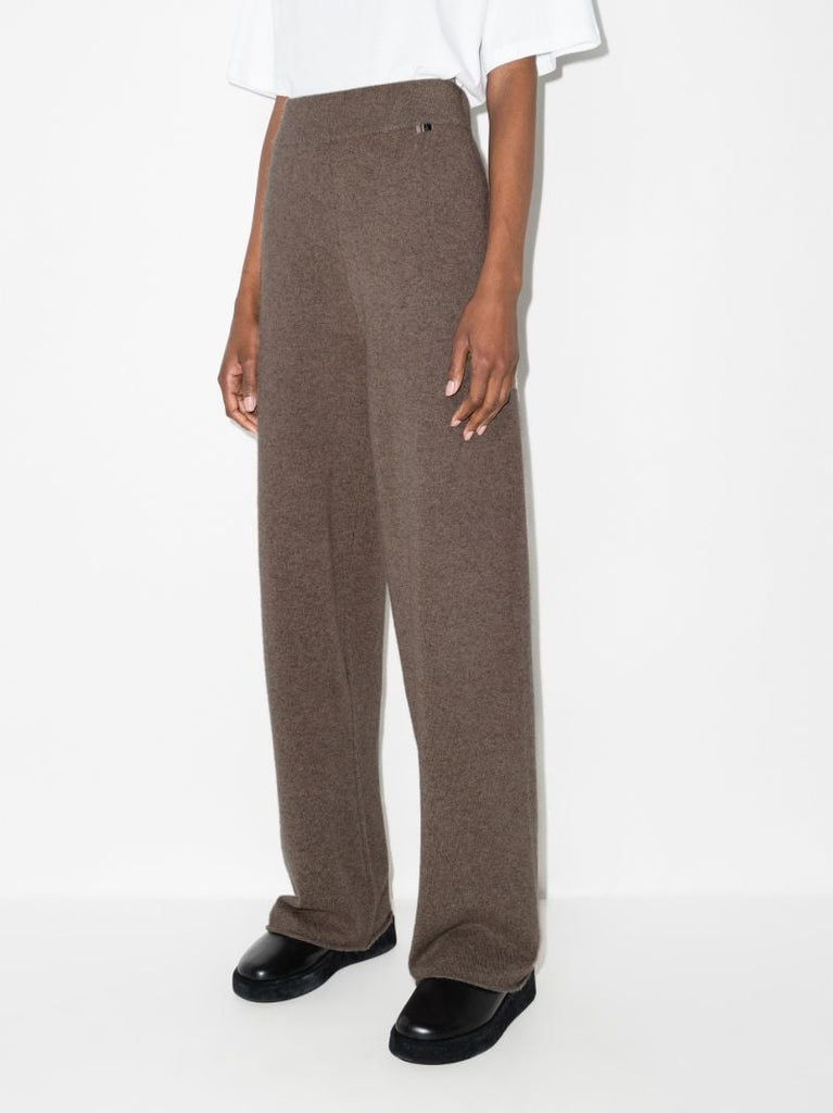 No. 104 Wide Leg Cashmere Trousers