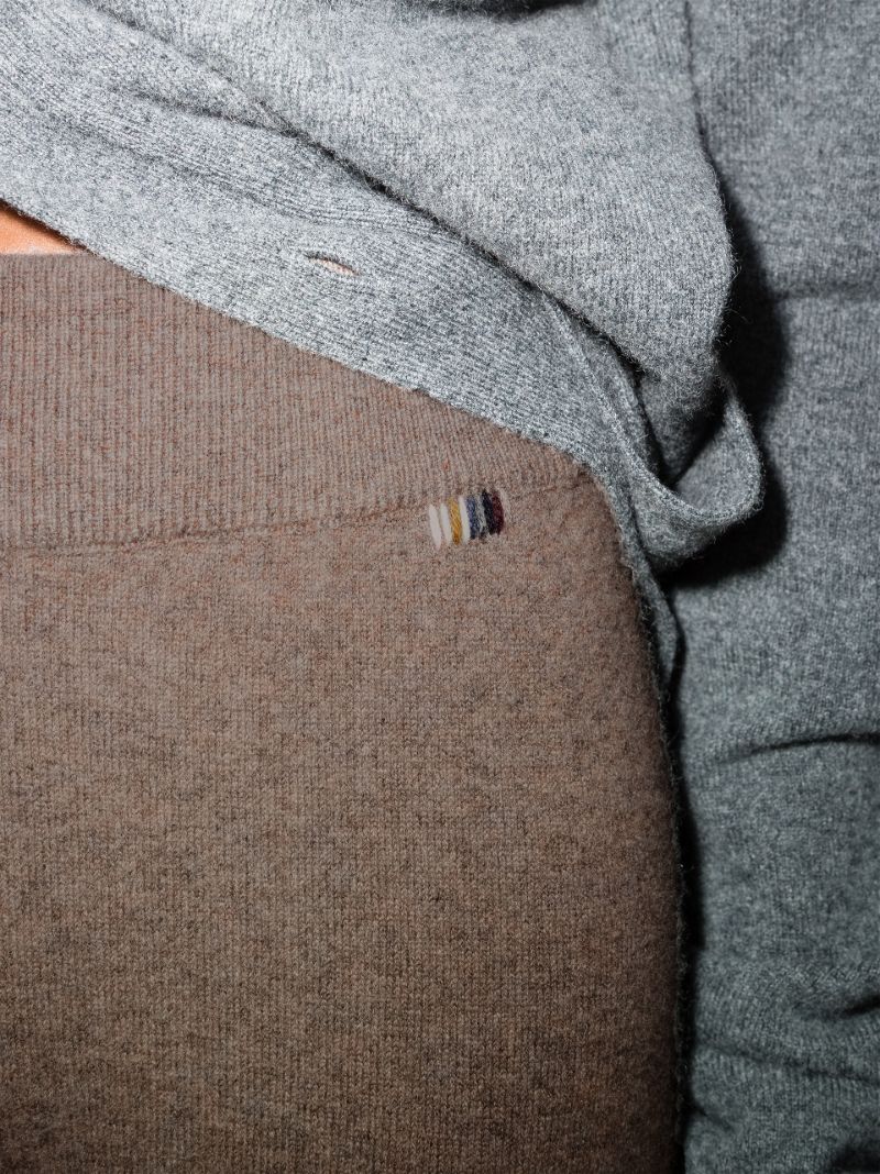 No. 104 Wide Leg Cashmere Trousers