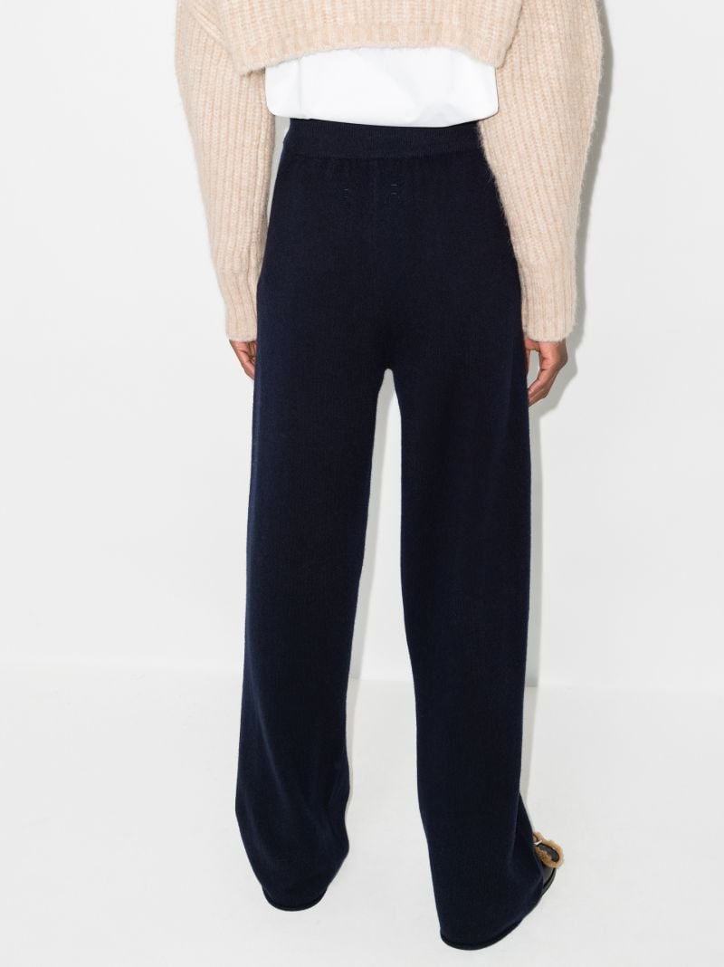 Wide Leg Cashmere Trousers