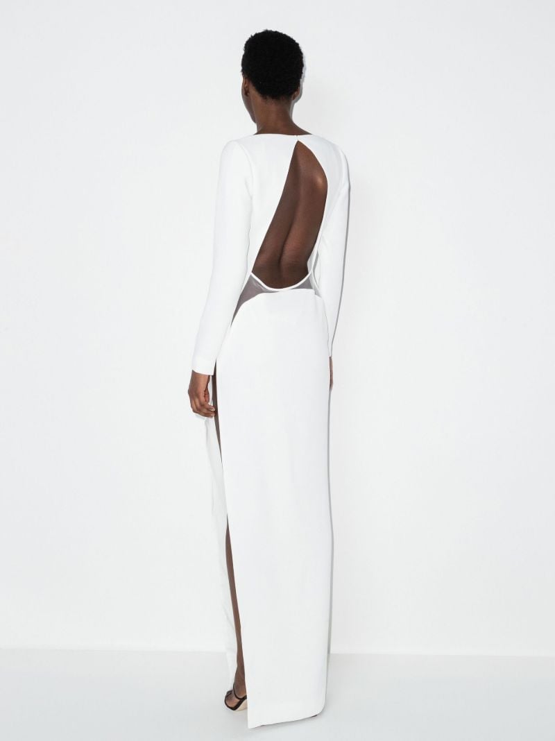 Cutout Open Back Maxi Dress