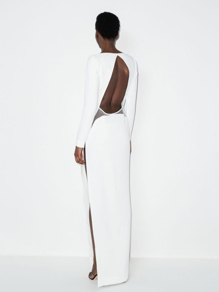 Cutout Open Back Maxi Dress
