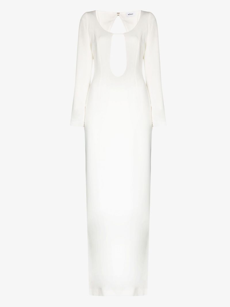 Cutout Open Back Maxi Dress