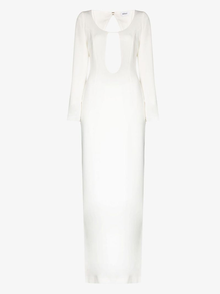 Cutout Open Back Maxi Dress
