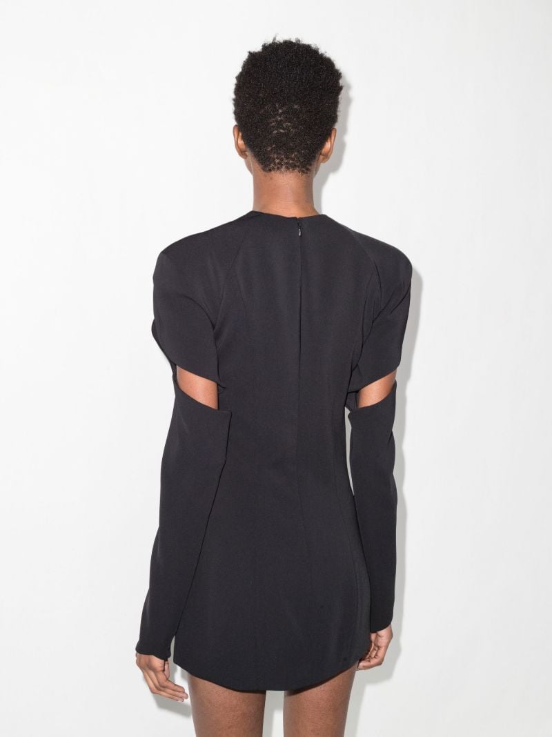 Draped Bustier Mini Dress