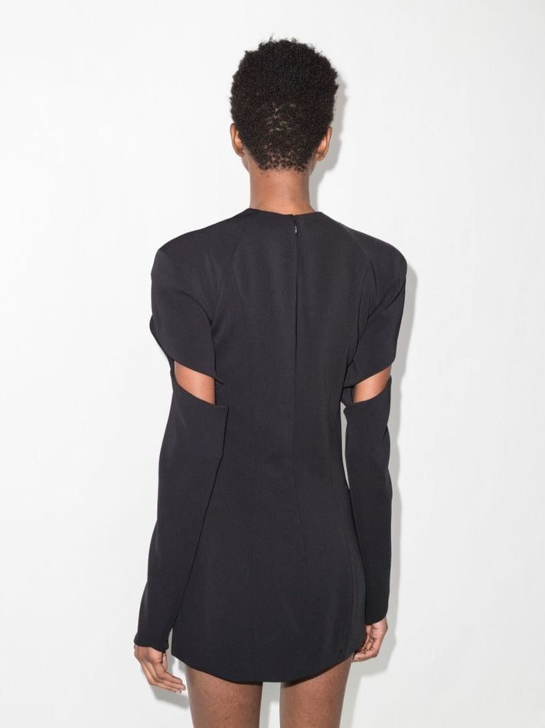 Draped Bustier Mini Dress