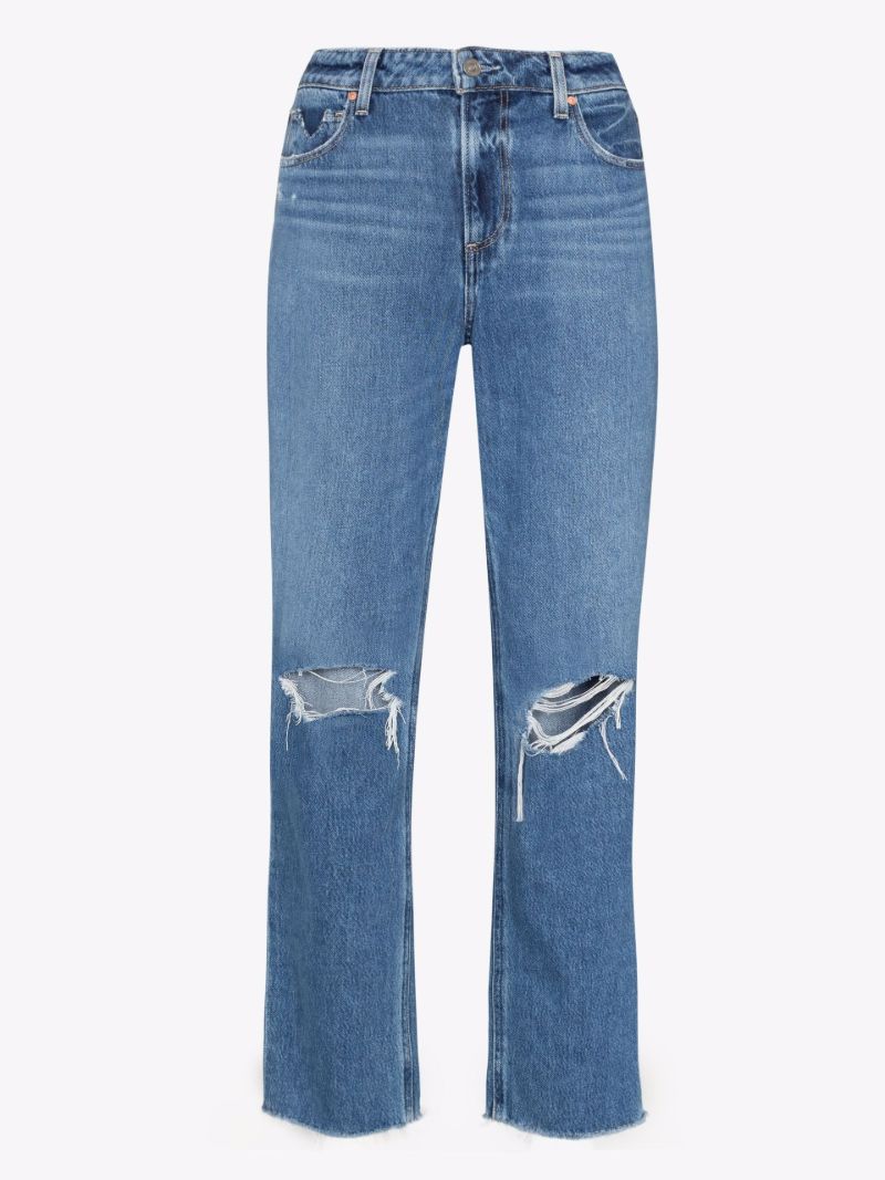 Noella Sledge Destructed Straight Leg Jeans