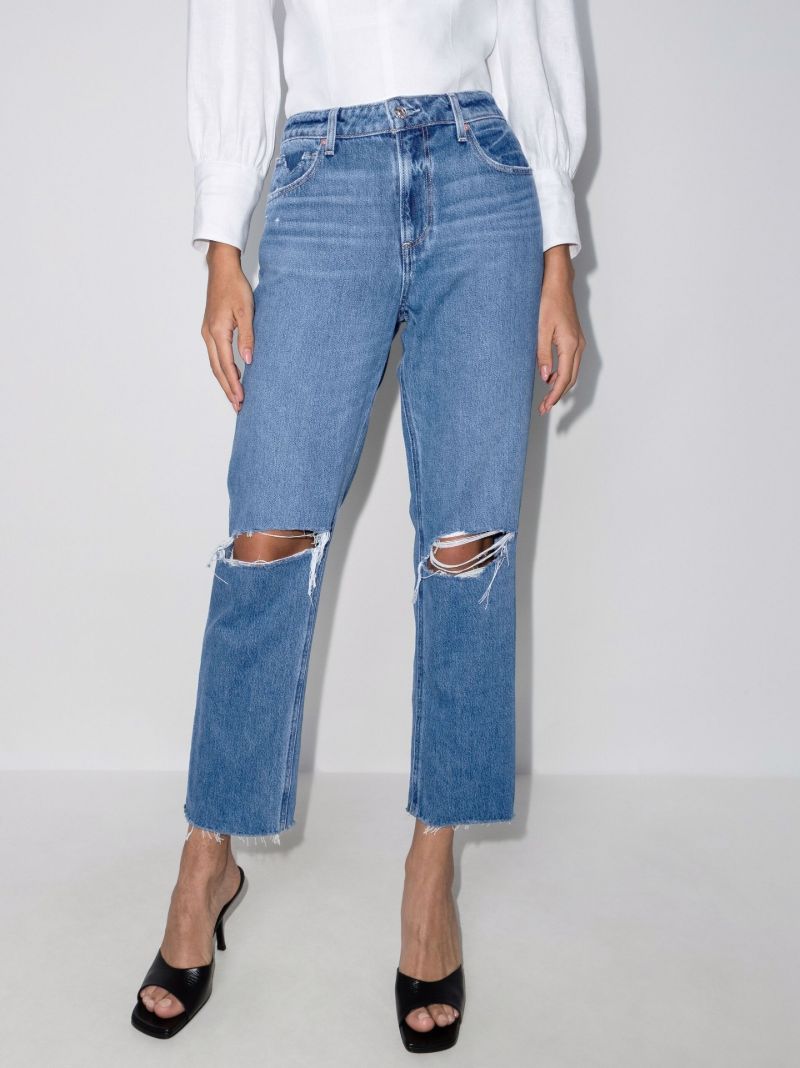 Noella Sledge Destructed Straight Leg Jeans